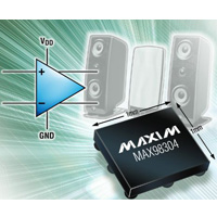 MAX98304 单声道 3.2 W、D 类放大器