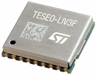 易于使用的 Teseo-LIV3F GNSS 模块