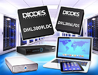 DML3006LFDS 和 DML3009LDC 大电流功率输送负载开关