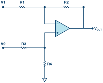 内置增益设置电阻的放大器和分立差动放大器的区别