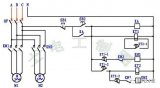图解一个<b class='flag-5'>两台电</b>机循环运行的电路