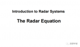 雷达方程及其推导过程