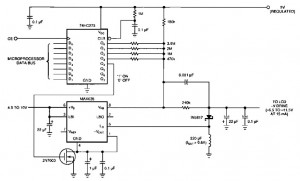 LCD power supply circuit