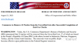 刚刚，美国将5家传感器公司移出UVL<b class='flag-5'>清单</b>，22家国产传感器企业仍被制裁！