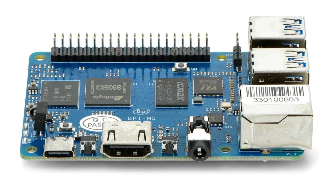 Banana Pi BPI-M5采用Amlogic S905x3方案设计，树莓派4最好的替换产品
