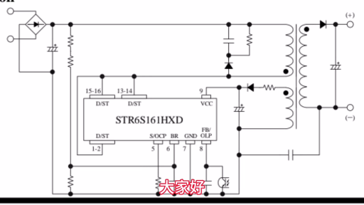 內置mos管的開關電源沒有啟動電阻電路原理講解！ 