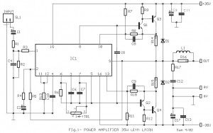 基于LM391的<b class='flag-5'>35W</b>音频放大器电路图