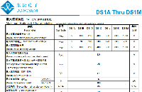 DS1A~DS1M<b class='flag-5'>整流二极管</b>