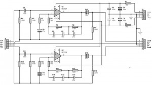 基于NE5534的RIAA<b class='flag-5'>立体声</b><b class='flag-5'>前置放大器</b><b class='flag-5'>电路</b>图