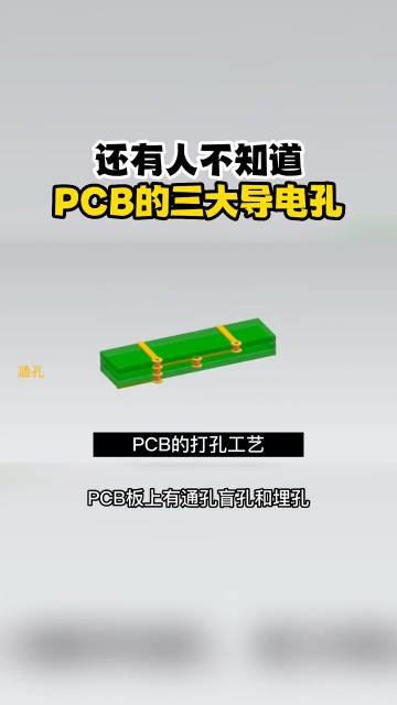 PCB的三大导电孔打孔工艺，你知道嘛