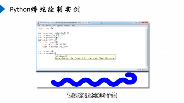 　Python蟒蛇图形绘制(2)#Python 