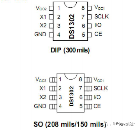 DS1302涓流充电计时芯片特征
