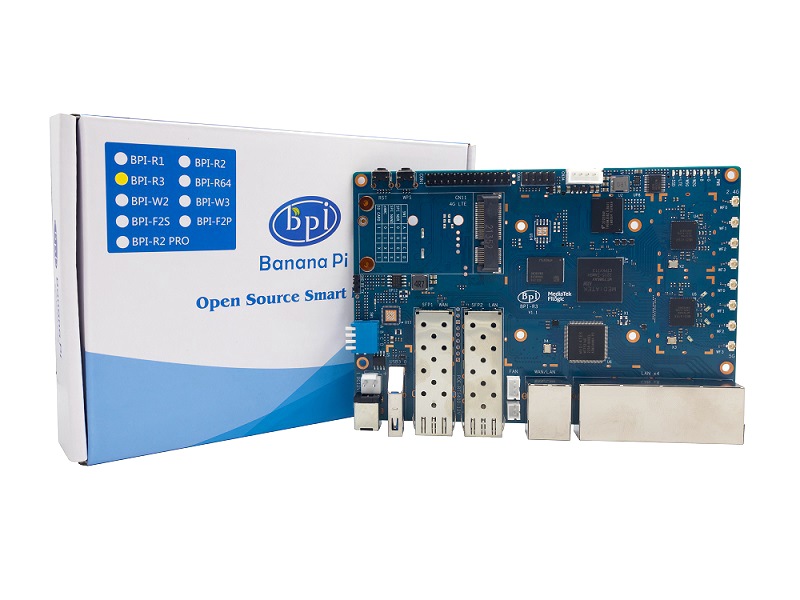 使用 OpenWRT 设置 Banana Pi BPI-R3开源硬件路由器