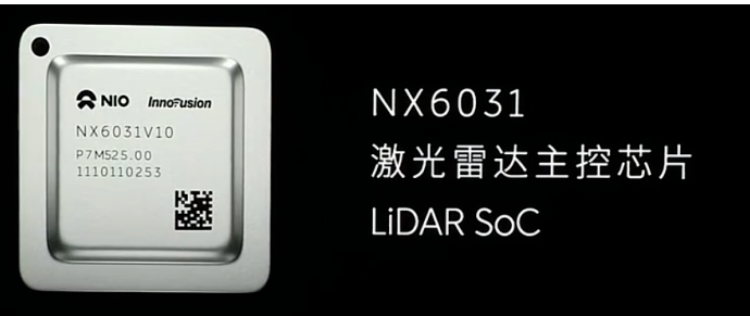 蔚來首顆自研芯片“楊戩”NX6031官宣