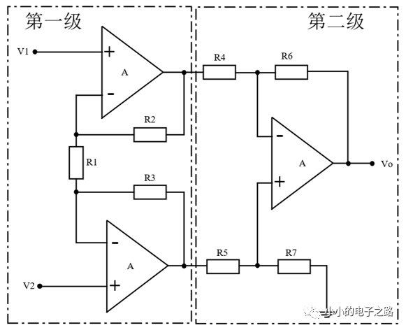 三运放仪表放大器的放大倍数分析