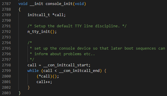 Linux启动流程中console_init分析