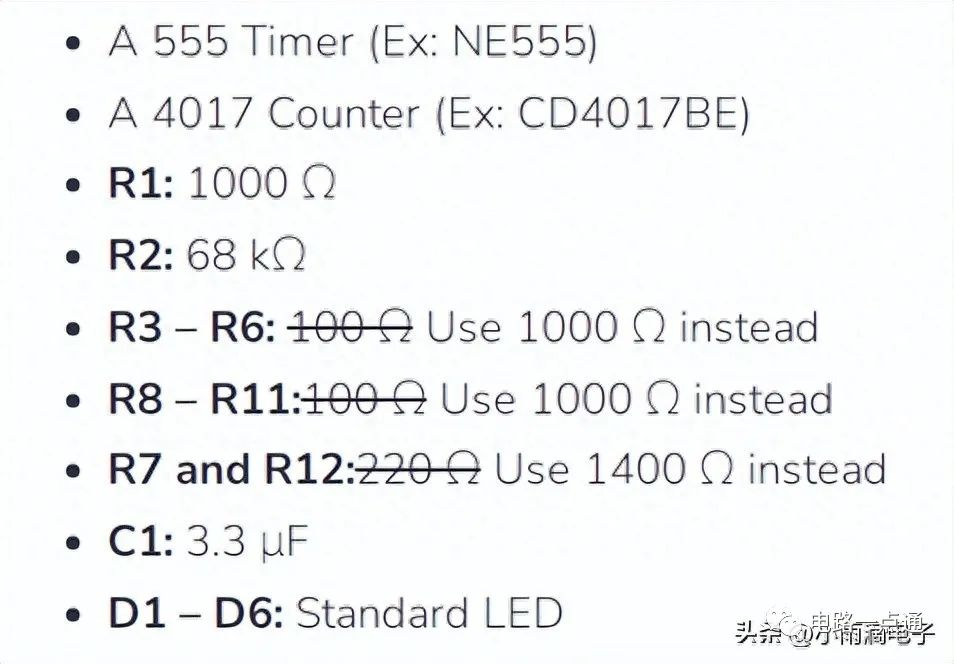 威尼斯人官方网站LED多灯同时闪灼电路道理图(图2)