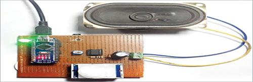 使用Arduino的带有语音警报的运动传感器