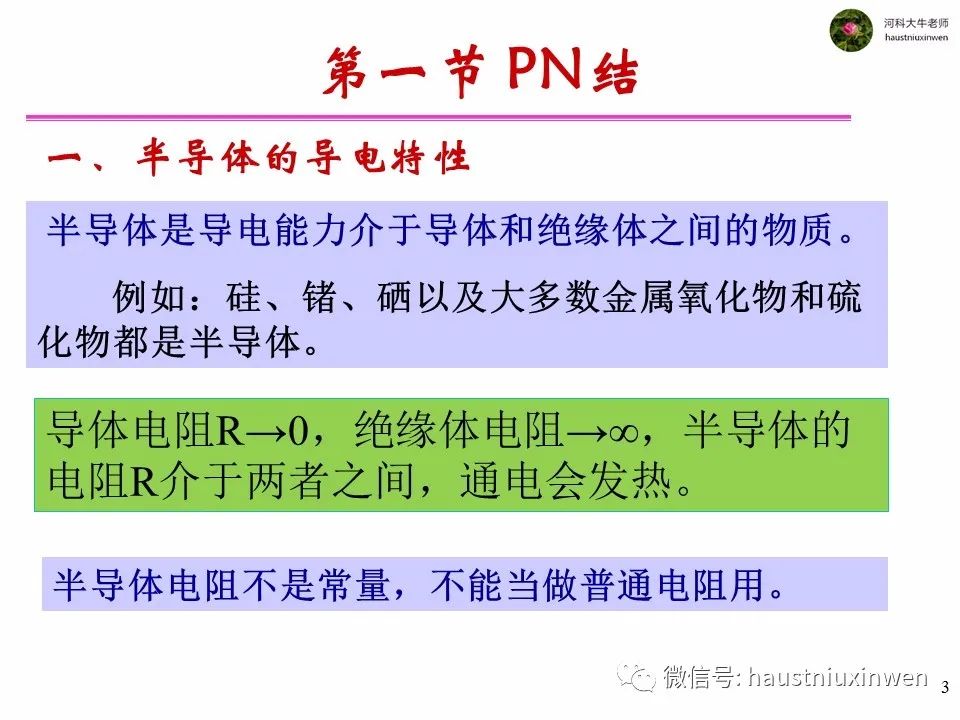 PN結的形成 PN結的導電特性