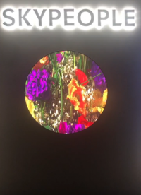 北京金融街P1.2直徑1.2米無邊圓形屏圓餅屏圓面屏圓盤屏平面圓屏異形創意LED顯示屏案例