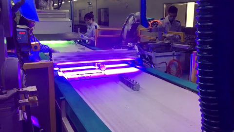 UV固化设备丝印油墨固化大功率UVLED灯#人工智能 