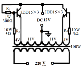 最简单12v转220v逆变器制作（三款逆变器电路图）