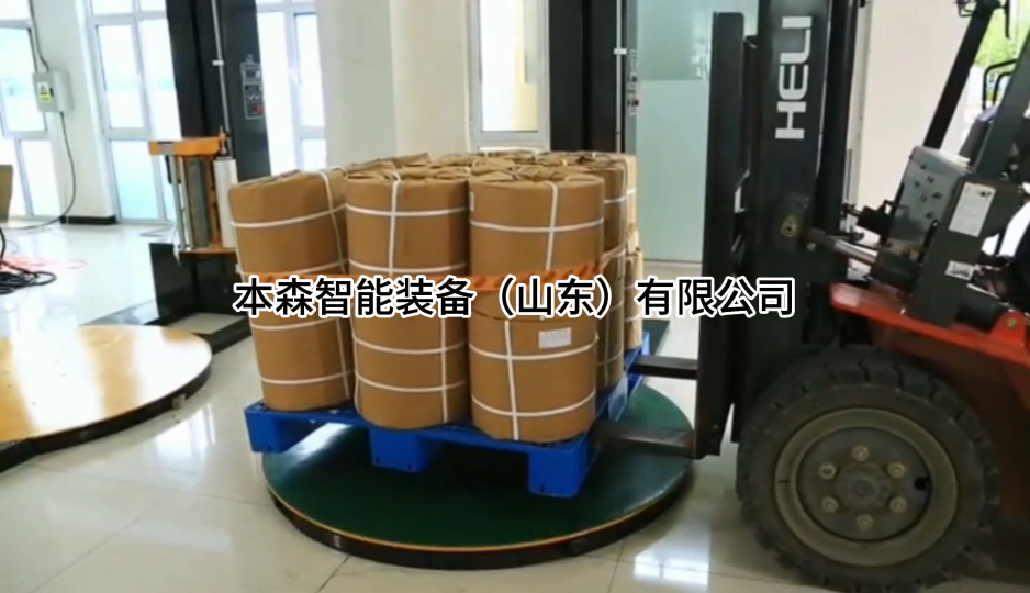 圆桶缠绕机 自动化圆筒纸缠绕机 二次元缠绕机