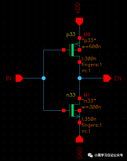 模拟IC设计原理图1：逻辑电路是如何通过MOS管实现的
