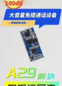 高達(dá)100db音量的免提對講設(shè)備回音消除模塊A29#工作原理大揭秘 