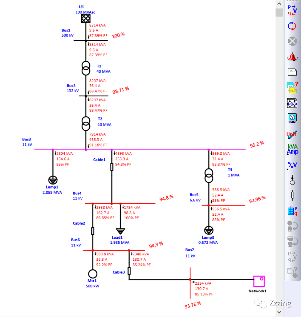 <b class='flag-5'>ETAP</b><b class='flag-5'>無功</b><b class='flag-5'>補償</b>（2）<b class='flag-5'>最佳</b><b class='flag-5'>電容器</b><b class='flag-5'>位置</b>案例