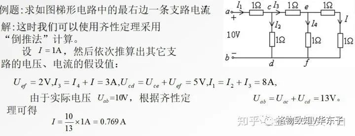直流电路中几个常用的定理