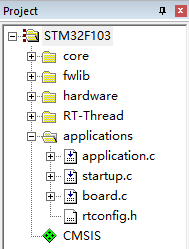 RT-thread源码移植到<b class='flag-5'>STM32F10x</b>和<b class='flag-5'>STM32</b>F4xx