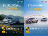比亚迪纯<b class='flag-5'>电动车型</b>海豹和海豚同获ANCAP五星安全评级