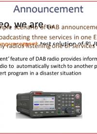 DAB announcement高效測試方案
