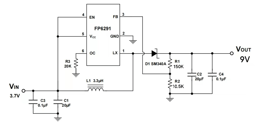 <b class='flag-5'>升壓芯片</b><b class='flag-5'>FP</b>6291在充電電池中的應用