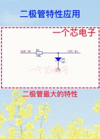 二极管特性应用 #电子基础知识  #零基础学习电子技术  #二极管 