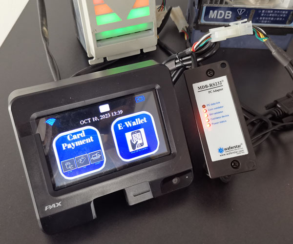 MDB-RS232测试百富PAX IM20刷卡器注意事项