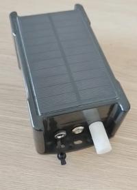 一體式太陽能板供電#無線溫濕度傳感器  低功耗電池供電，4G無線傳輸，物聯(lián)網(wǎng)云平臺對接，手機或電腦可查看數(shù)據(jù)。