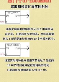 西门子S7-200SMART读取和设置扩展实时时钟#plc #自动化 #编程 #plc培训 #工控