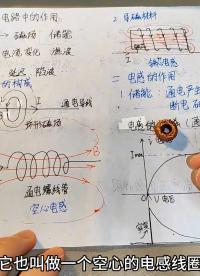 電子電路入門：電感線圈的相關基礎知識，什么是通直隔交？#電路 #電子愛好者 #電子電路入門 #電感 #電子元件