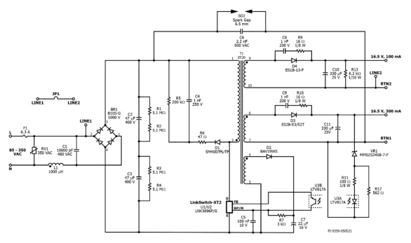 適用于電表的防干擾隔離反激式電源