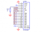 STM32实例-LCD1602电路简析