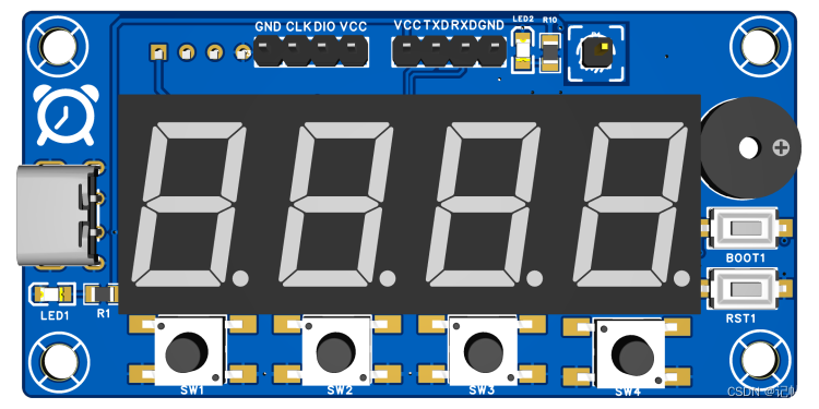 基于RASC的keil電子時鐘制作(<b class='flag-5'>瑞</b><b class='flag-5'>薩</b><b class='flag-5'>RA</b>)(5)----驅(qū)動LED數(shù)碼管