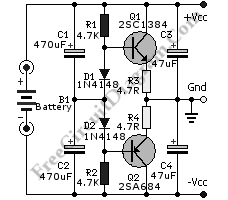 用于低側(cè)開關(guān)的高側(cè)電流感應(yīng)電路原理圖