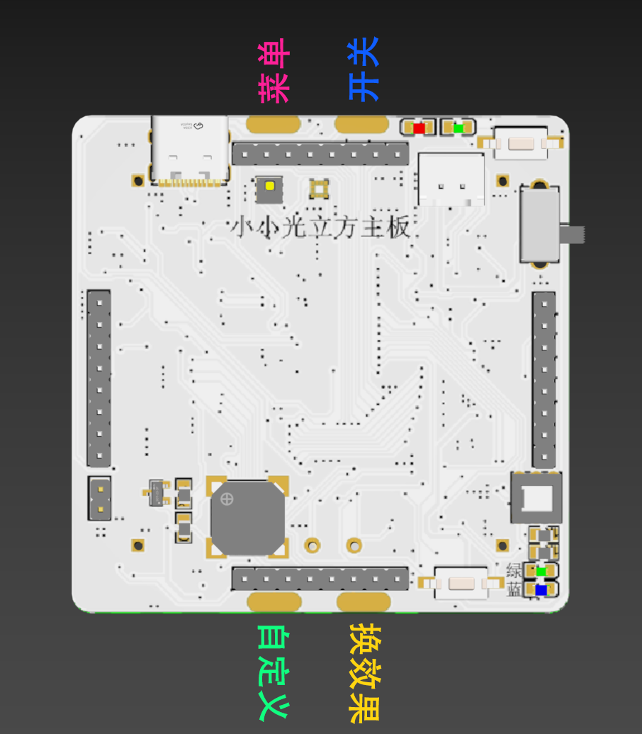 光立方按钮