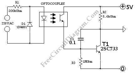 220V电源接口电路原理图