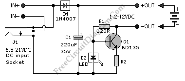 低成本<b class='flag-5'>通用電池</b><b class='flag-5'>充電器</b>電路原理圖