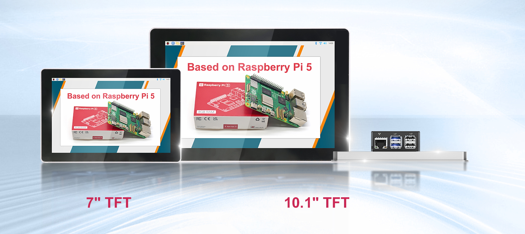 搭载 树莓派5 Raspberry Pi 5 全新的HMI发布！