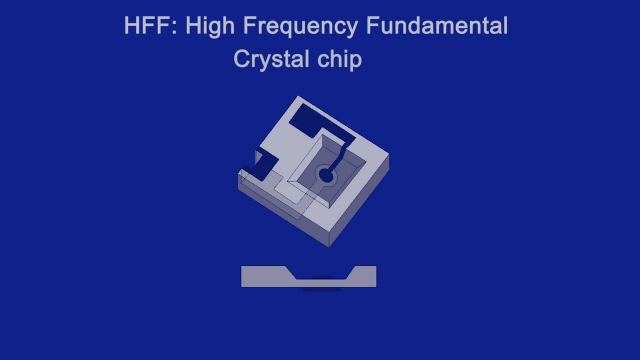 高頻基頻(HFF)晶體芯片制造工藝