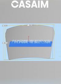 汽車擋風玻璃三維掃描全尺寸檢測測量-CASAIM三維3d掃描儀